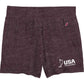 Maroon USA Field Hockey Intramural Hi-Rise Shorts