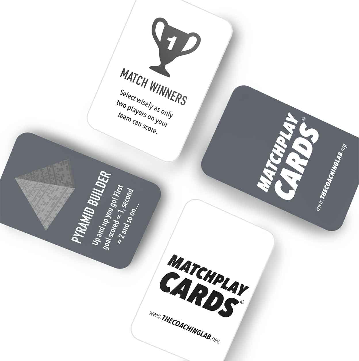 example of four MatchPlay Cards