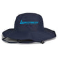 front of the navy Longstreth Field Hockey Boonie Hat