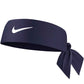 Navy Blue Nike Dri Fit Swoosh Head Tie