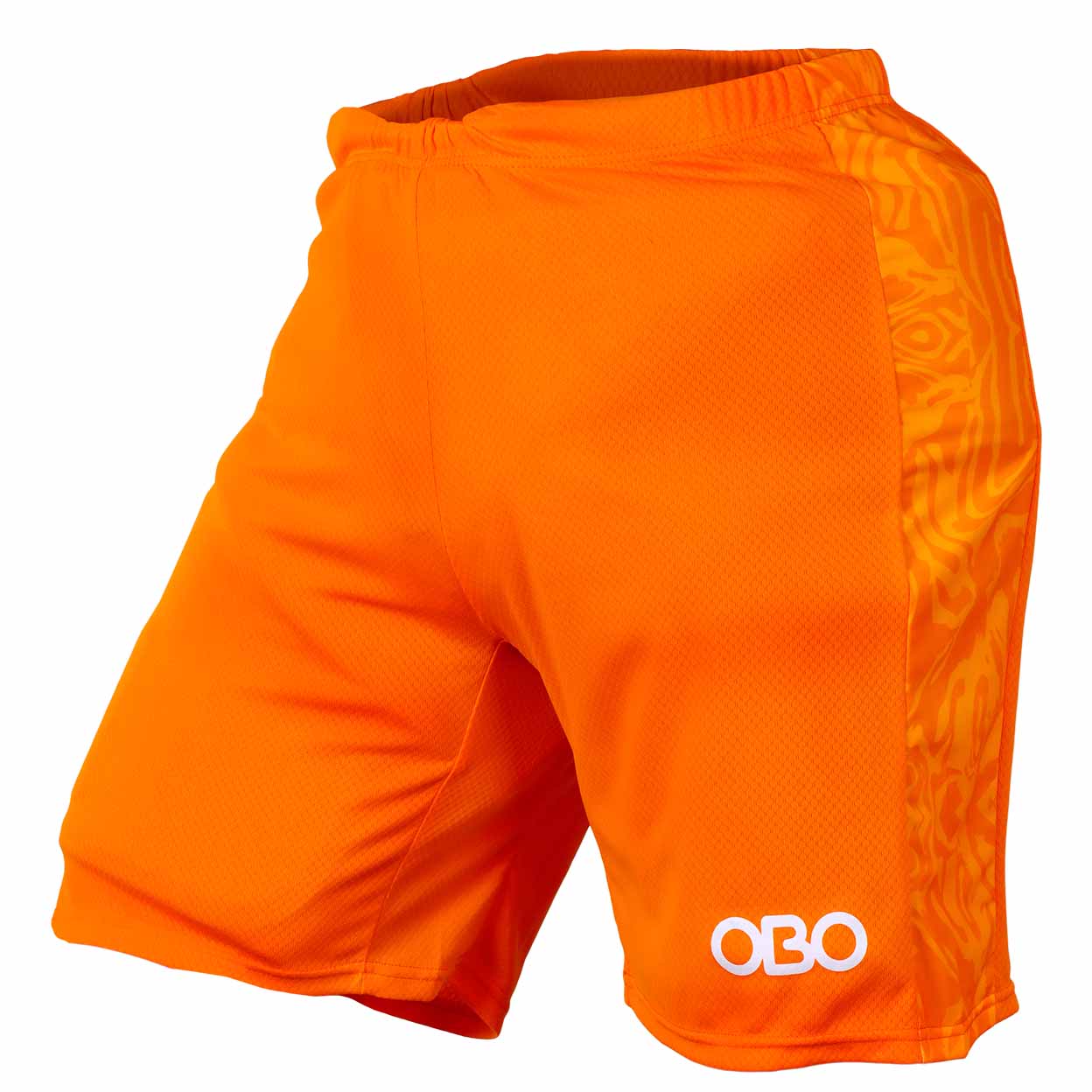 Orange OBO Mono Goalie Overpants with a white background