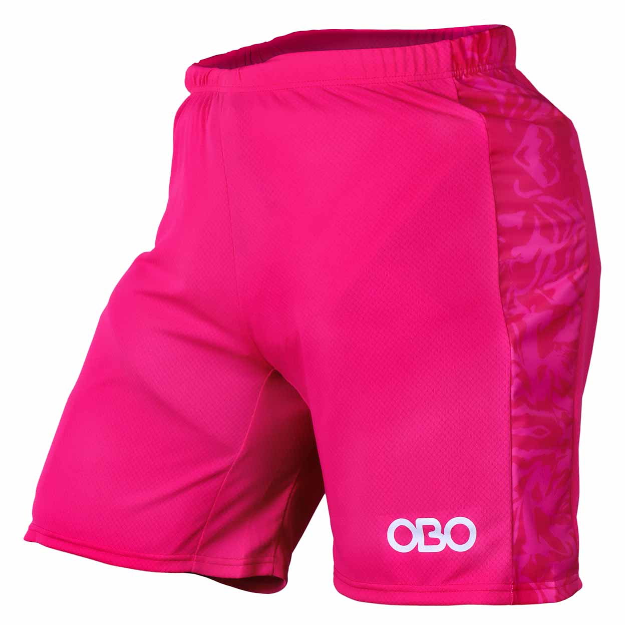 Pink OBO Mono Goalie Overpants with a white background