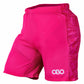 Pink OBO Mono Goalie Overpants with a white background