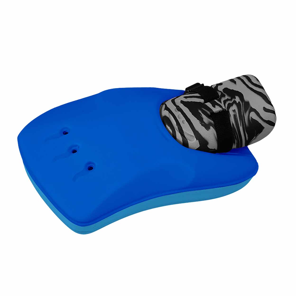 Royal Blue and Peron Blue OBO Robo Hi-Rebound Goalkeeping Left Hand Blocker