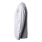 side of the grey Longstreth Lightweight Terry Crewneck