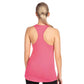 Model showing the back of the pink USA Field Hockey Racerback Tank