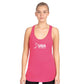 modle in the pink USA Field Hockey Racerback Tank