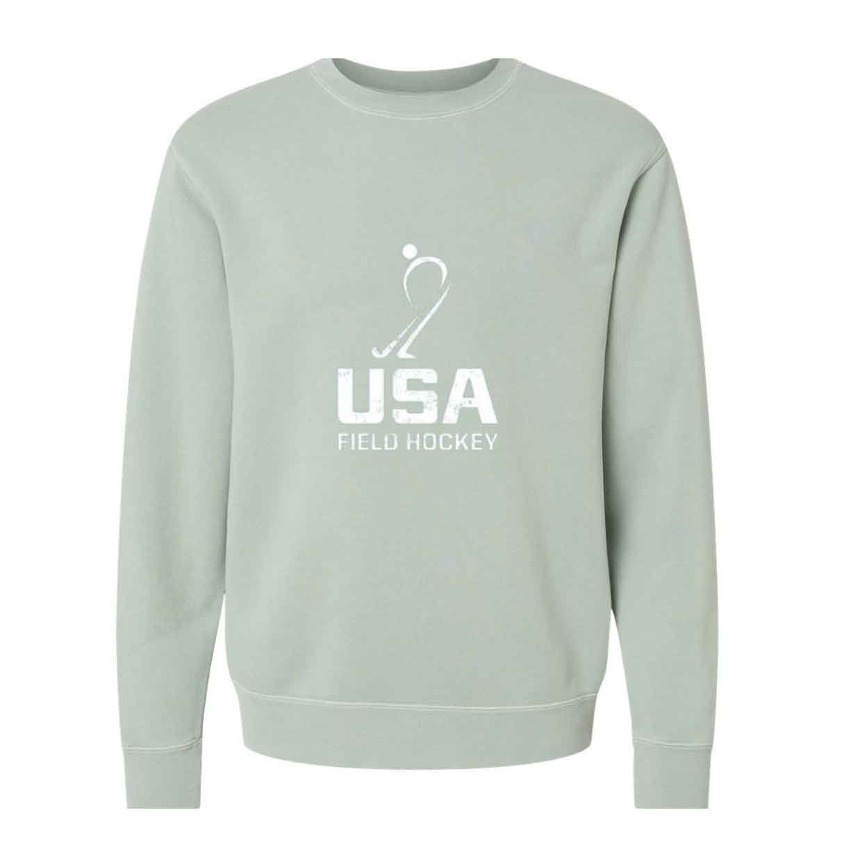 USA Field Hockey Pigment-Dyed Crewneck Sweatshirt