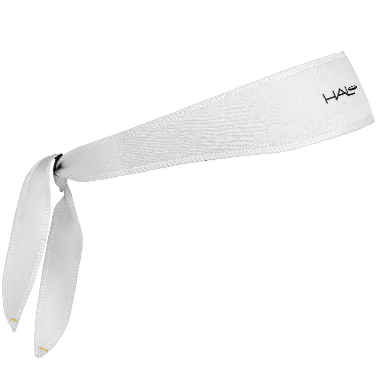 White Switchback Halo I Tie Headband