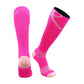 front and back f the Pink Ribbon Awareness Tube Socks