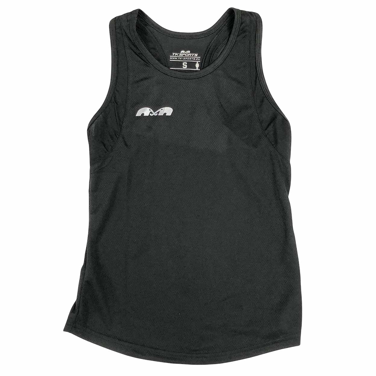 Front of the black TK Ibiza Women's Tank Top