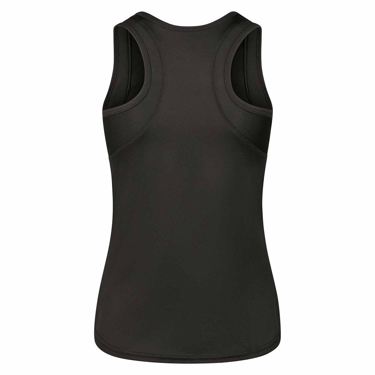 Black tank top on a white background