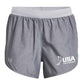 Grey USA Field Hockey Under Armour Fly By Shorts