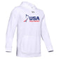 White USA Field Hockey Under Armour Unisex Hooded Sweatshirt