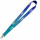 A blue and teal gradient lanyard with a silver metal swivel clasp, featuring the white printed text 'USA FIELD HOCKEY' and logo.