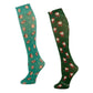 Hocsocx Under-Shin Guard Socks - Holiday Design Piggies and Santa Socks