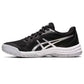 another side view of the Asics Upcourt 5 Indoor Shoes in black 