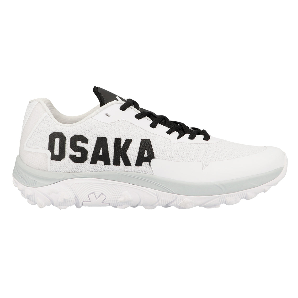 Side of the white Osaka Kai Field Hockey Turf Shoes