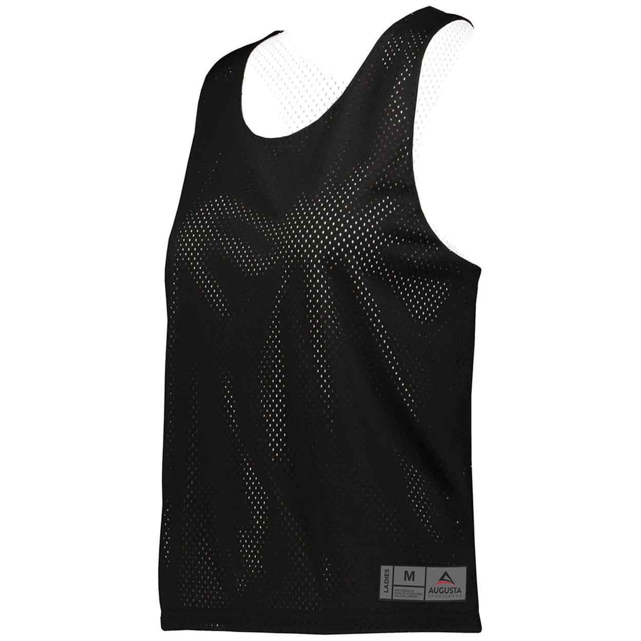 Augusta Ladies Mesh Reversible Pinnie black