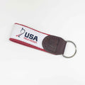 USA Field Hockey Ribbon Key Fob