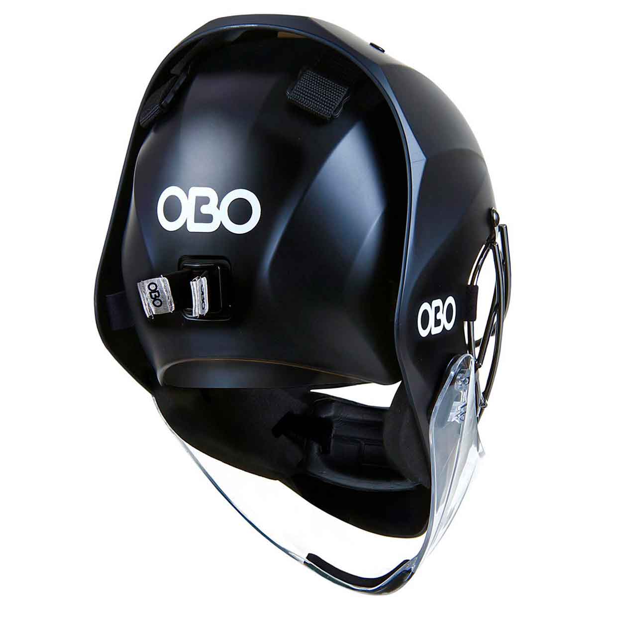 back view of the OBO Robo ABS Goalie Helmet