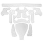 Replacement Foam For OBO Helmets laid out flat