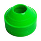 Mini Neon Disc Cones Set Of 25 in neon green