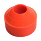 Mini Neon Disc Cones Set Of 25 in orange