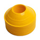 Mini Neon Disc Cones Set Of 25 in yellow