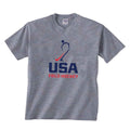 Grey USA Field Hockey Youth Tee