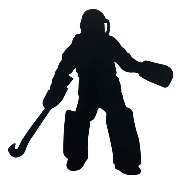 Hockey Goalie in Silhouette