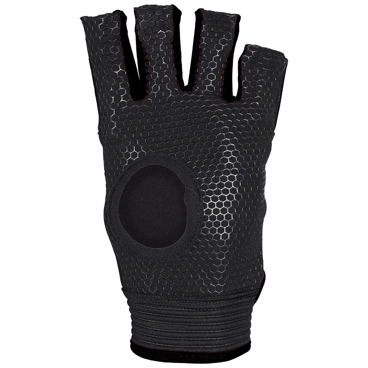 palm view of the black Grays Anatomic Pro Field Hockey Glove