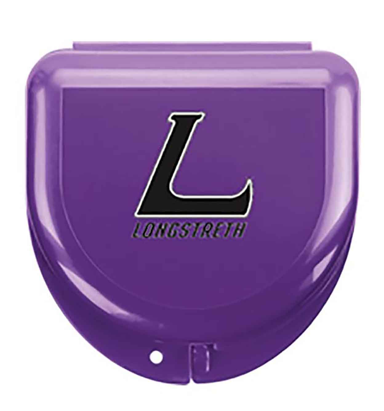 purple Longstreth Pearlized Mouthguard Case
