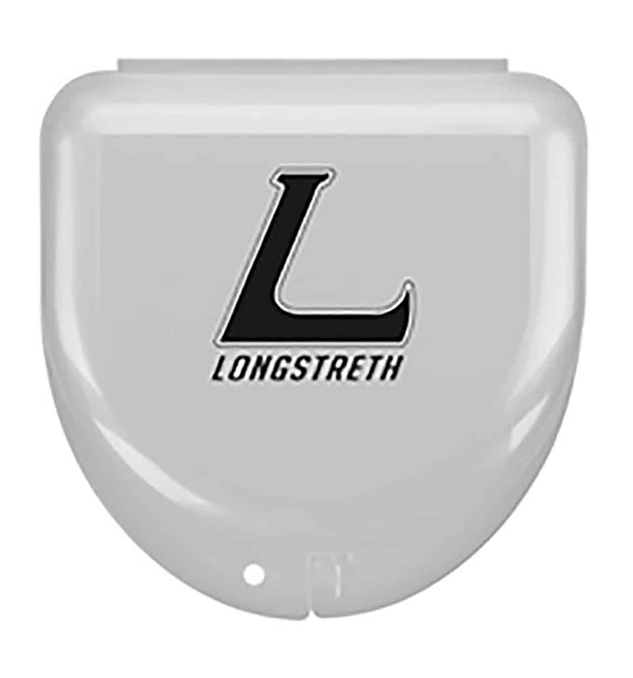 white Longstreth Pearlized Mouthguard Case