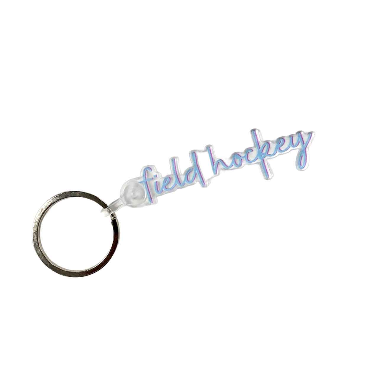 Acrylic Field Hockey Keychain Longstreth Sporting Goods