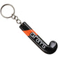 Black Grays Field Hockey Stick Key Chain