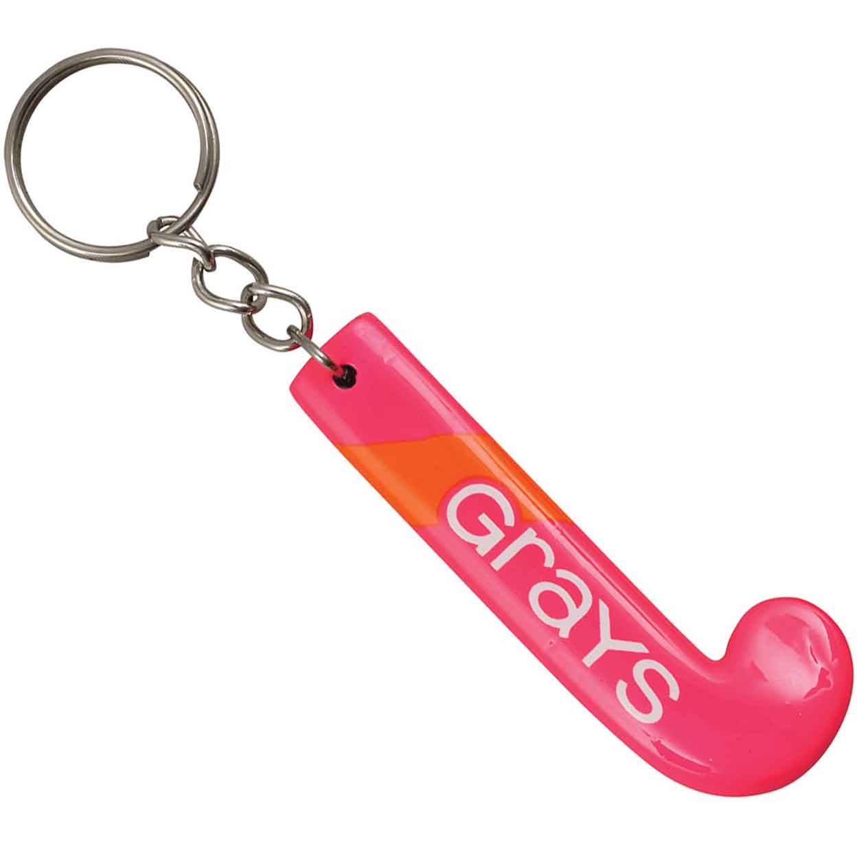 Pink Grays Field Hockey Stick Key Chain