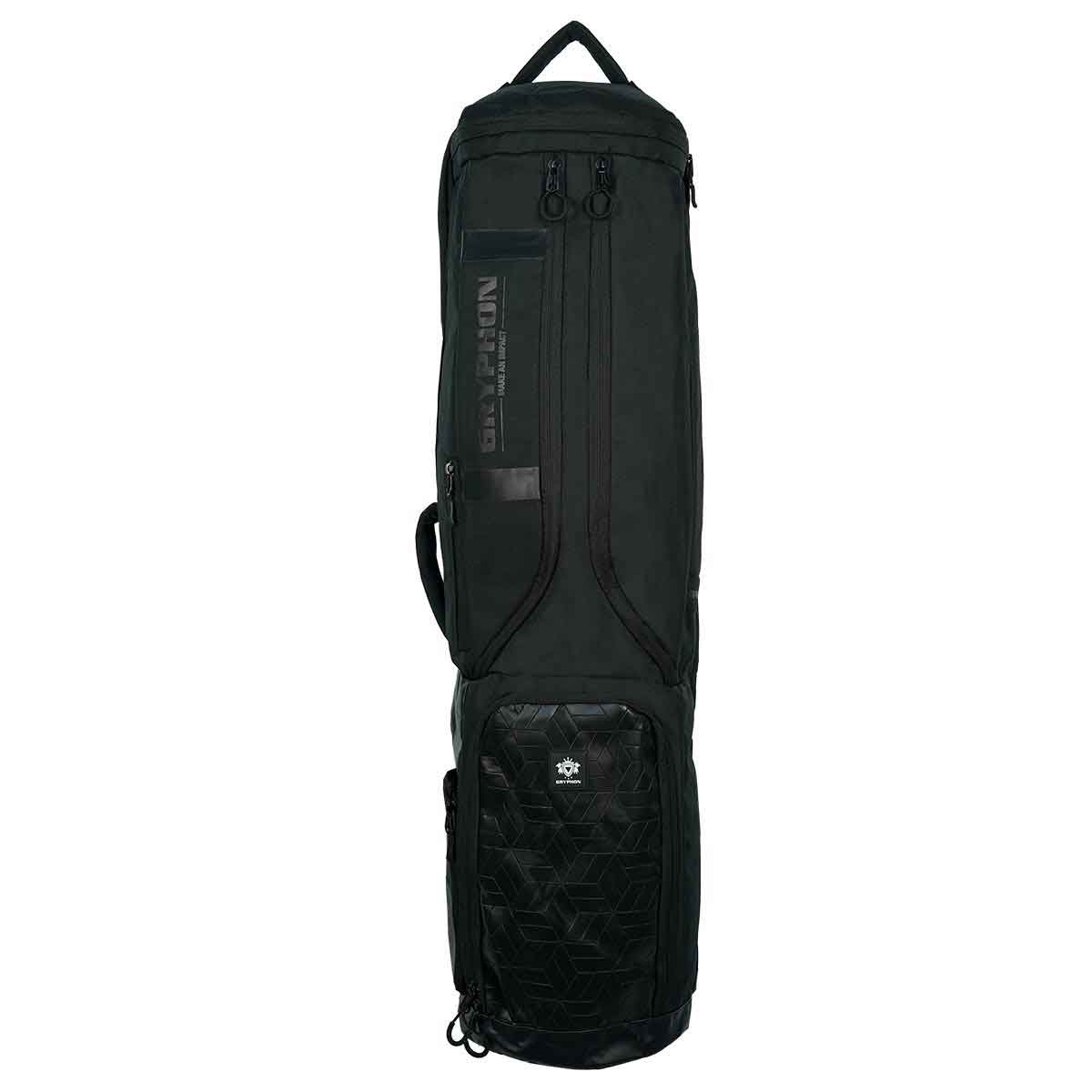 front of the black Gryphon Finnie Field Hockey Stick Bag