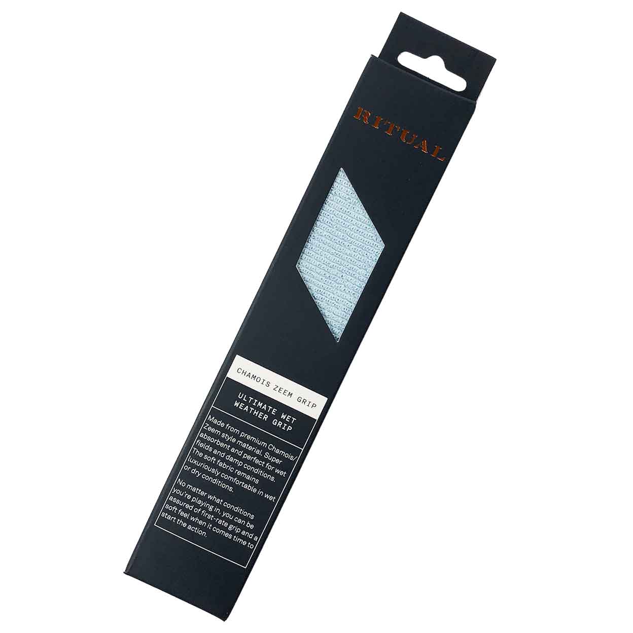Blue Ritual Chamois Zeem Grip in a box