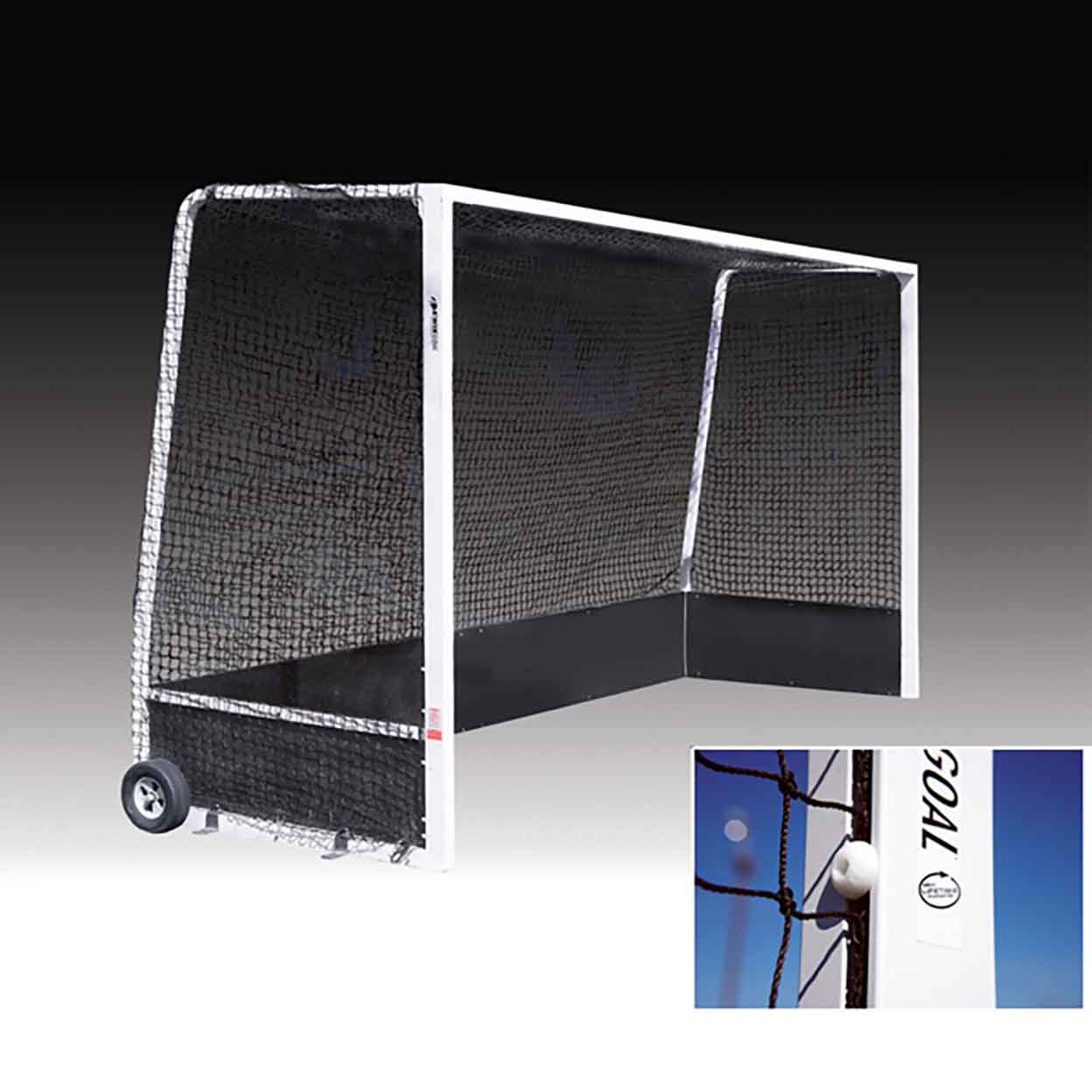 Kwik Goal International Field Hockey Goal-Net with inset of net attachements
