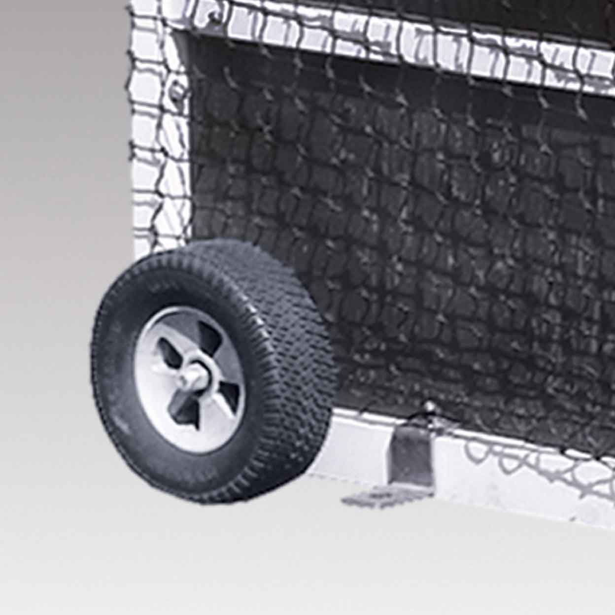 Wheels For Kwik Goal Field Hockey Goal on the goal