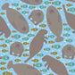 Hocsocx Under Shin-Guard Socks manatees pattern