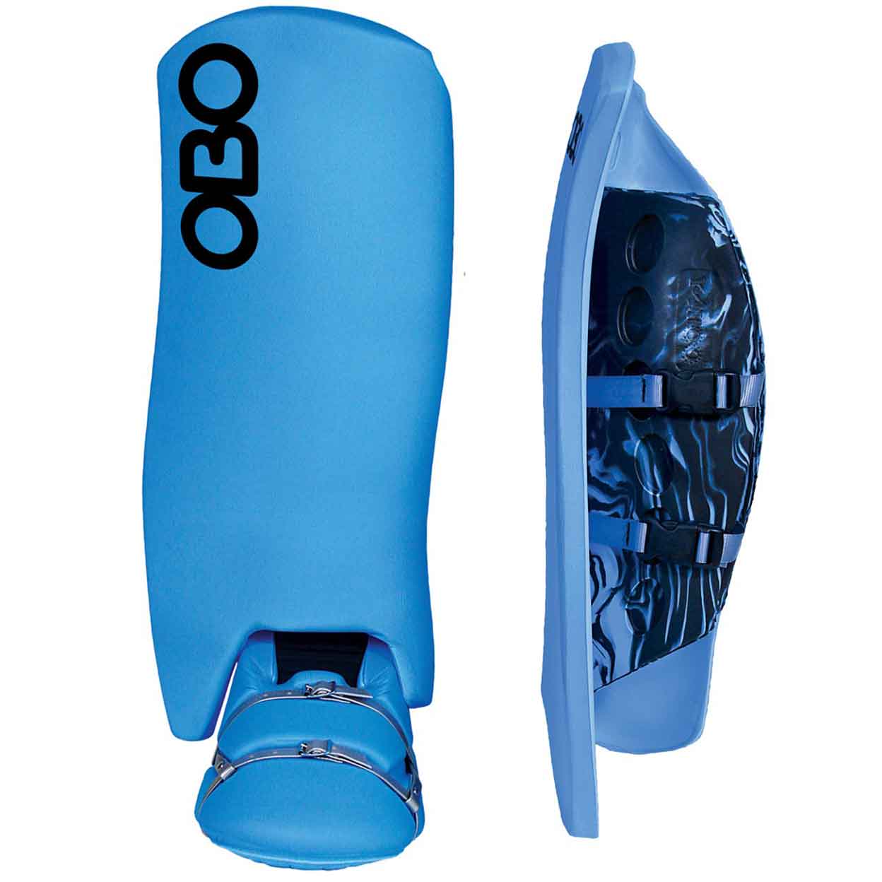 OBO Yahoo Goalkeeping Legguards front and side views