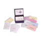 Field Hockey Practice Cards Set shows the box and several cards