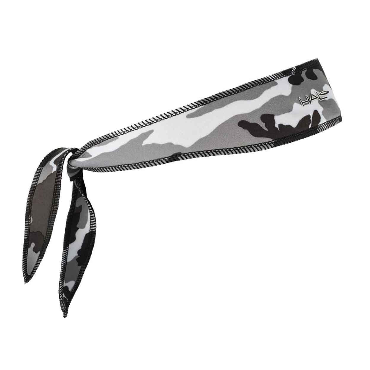 grey camo Switchback Printed Halo I Tie Headband