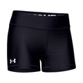 Black Under Armour Team Shorty 3 Inch Compression Shorts front