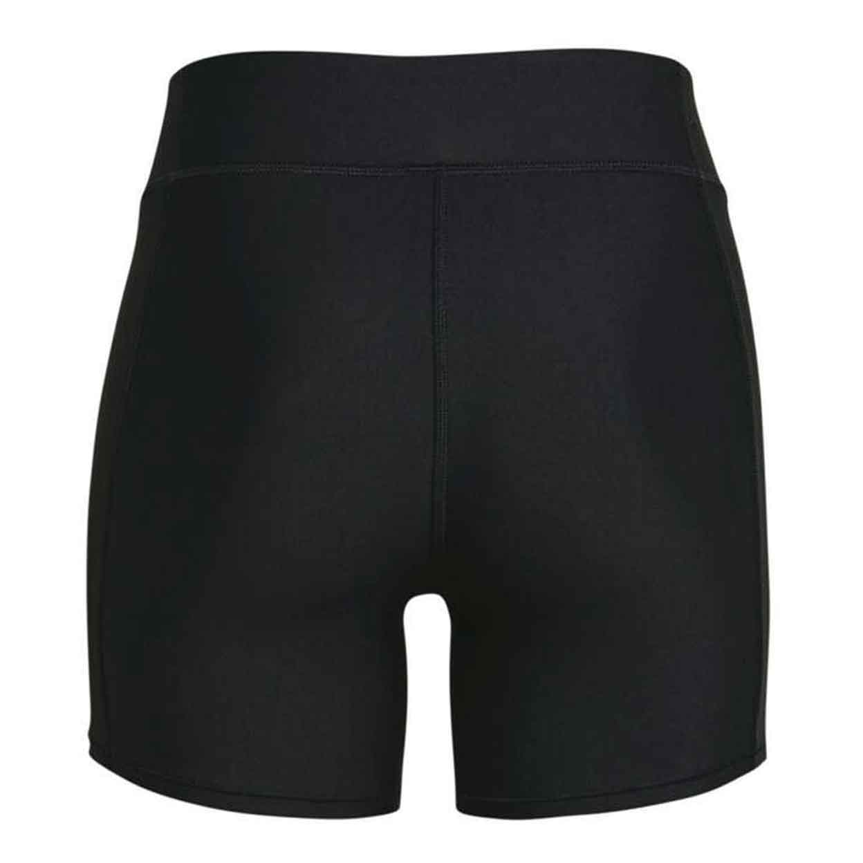 Back of Under Armour HeatGear Mid-Rise Middy Compression Shorts