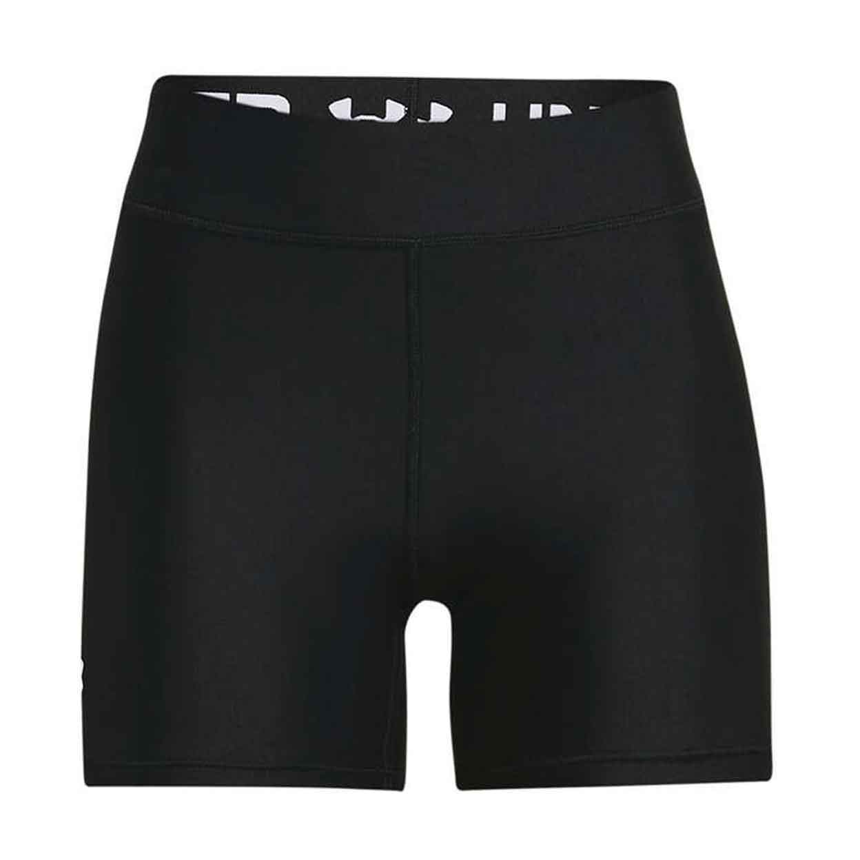 Front Under Armour HeatGear Mid-Rise Middy Compression Shorts